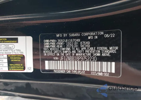 2023 Toyota Gr86 from USA, damaged, VIN JF1ZNBB18P9752230